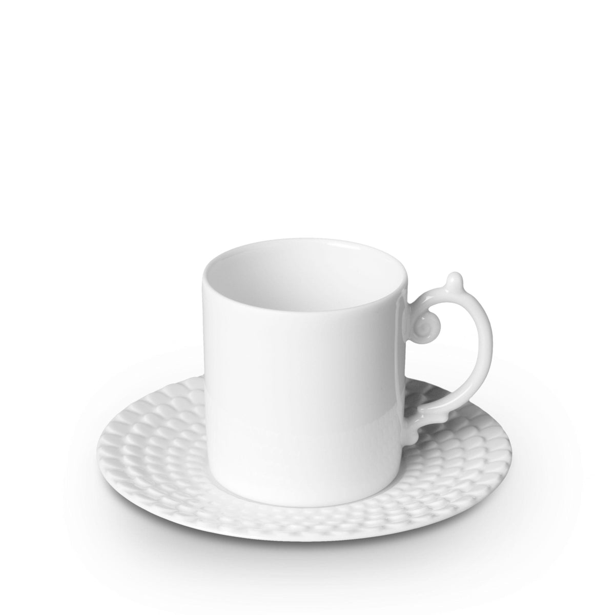 Aegean Espresso Cup + Saucer - White