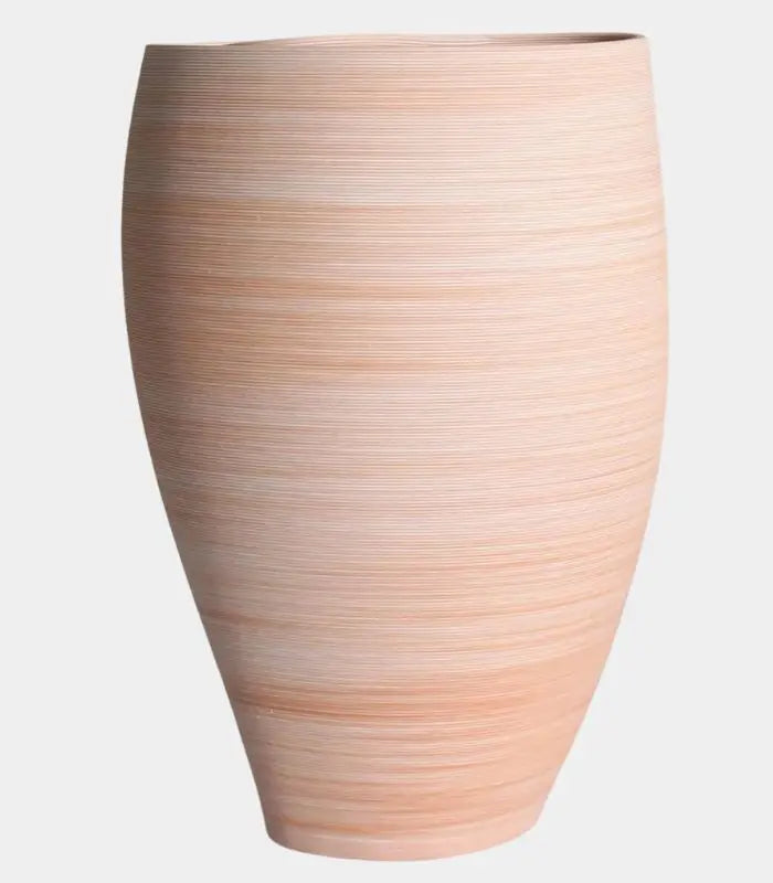 Solara Vase 3D-Printed 27 cm (10.63 in) Warm terracotta blush