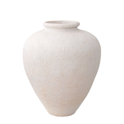 Matte White Clay Vase L Reine