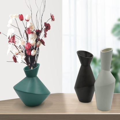 Oblique Mouth Ceramic Vase