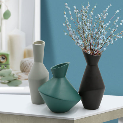 Oblique Mouth Ceramic Vase