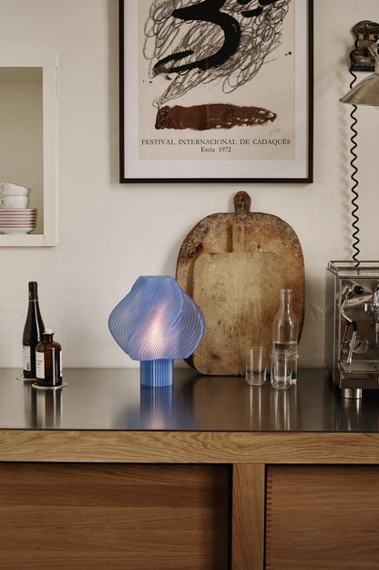 Crème Atelier soft serve lamp, Large, Blueberry Sorbet