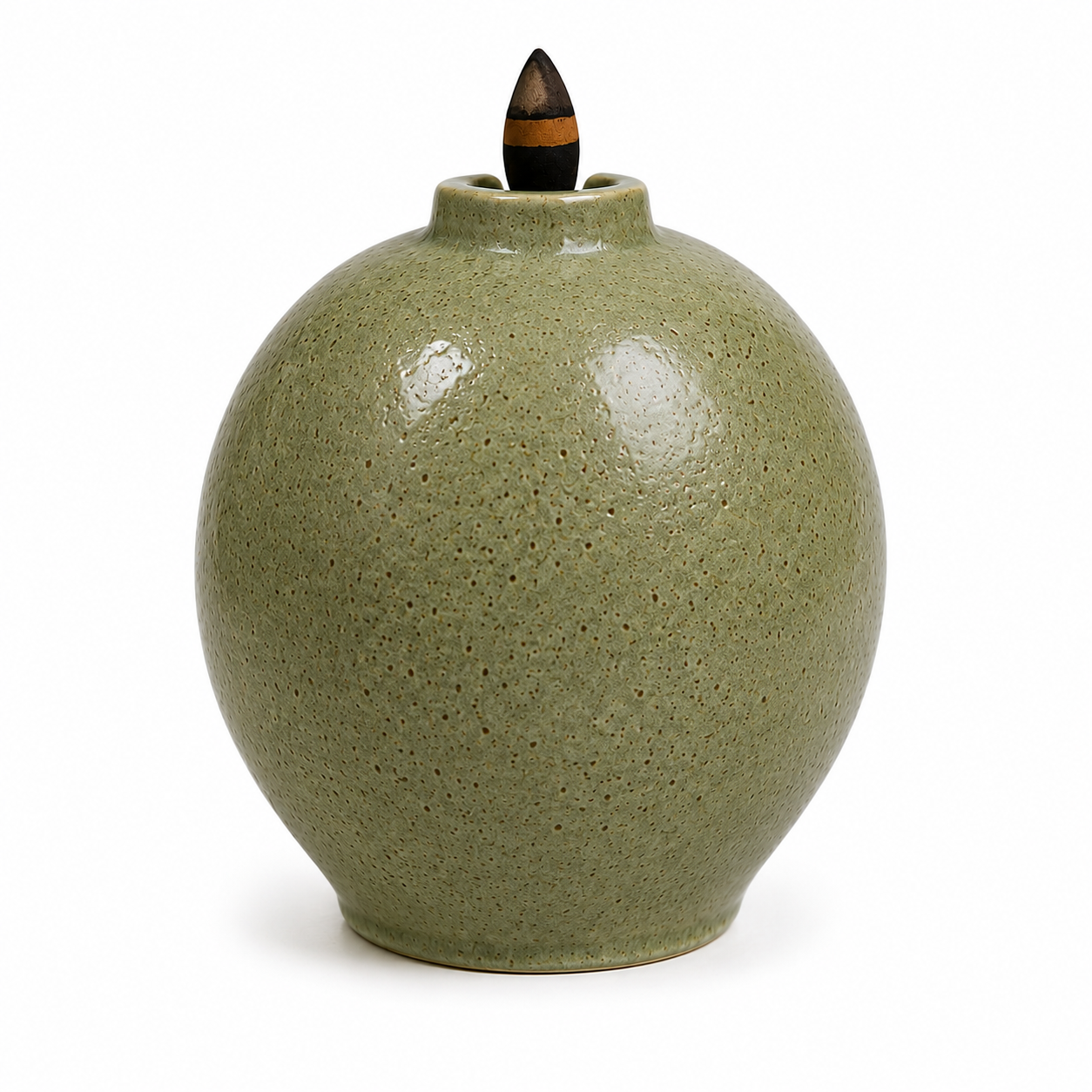 Ceramic Backflow Incense Burner with Tealight Holder