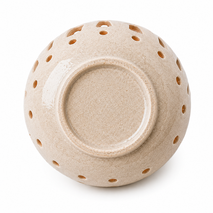 Ceramic Cutout Candle Lantern
