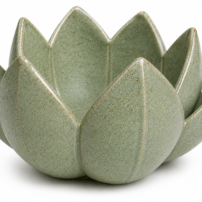 Ceramic Lotus Flower Decorative Bowl