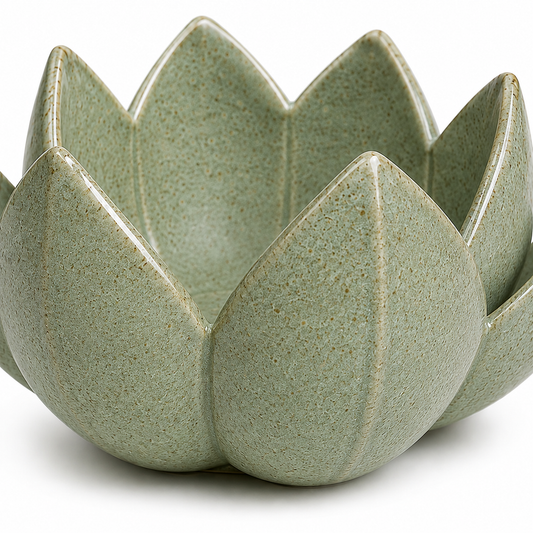 Ceramic Lotus Flower Decorative Bowl