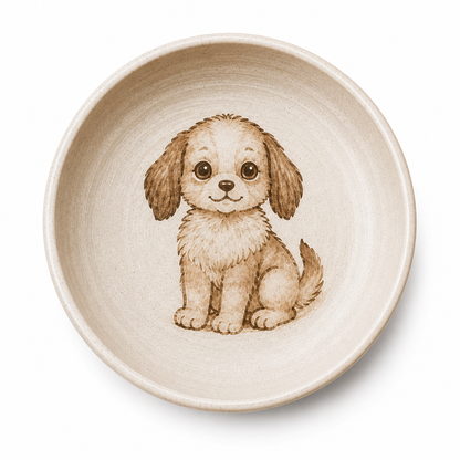 Ceramic Puppy Decorative Bowl