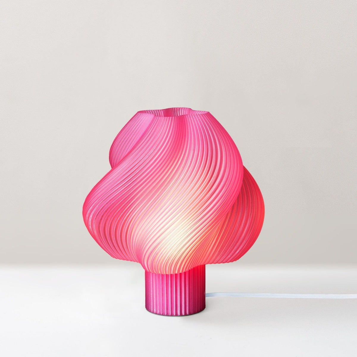 Crème Atelier soft serve lamp, Medium, Rose Sorbet -  1 in stock