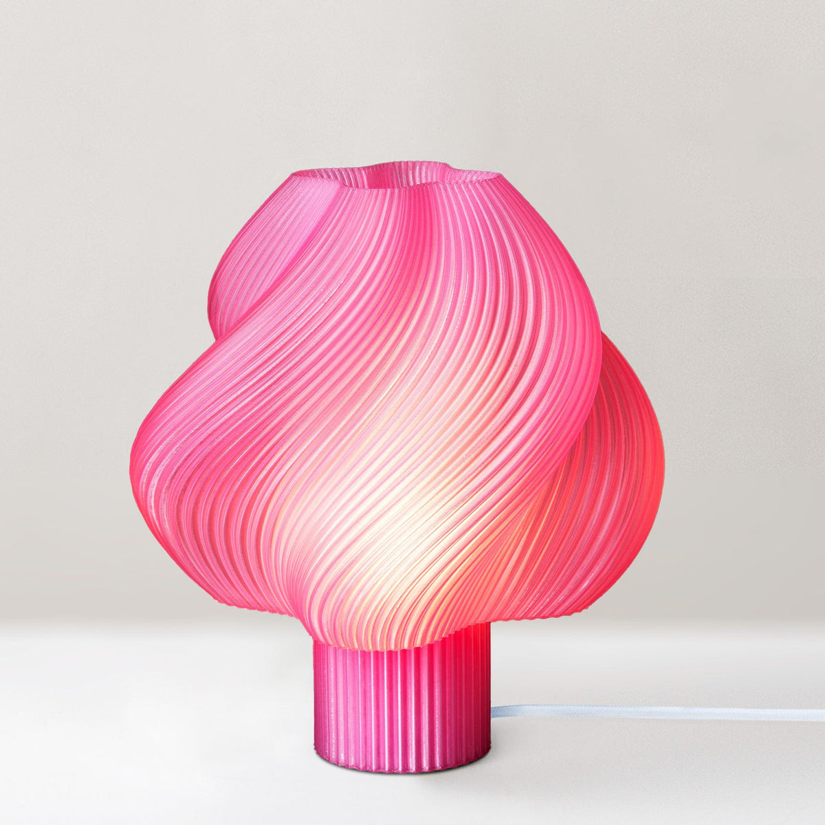 Crème Atelier soft serve lamp, Large, Rose Sorbet -  1 in stock