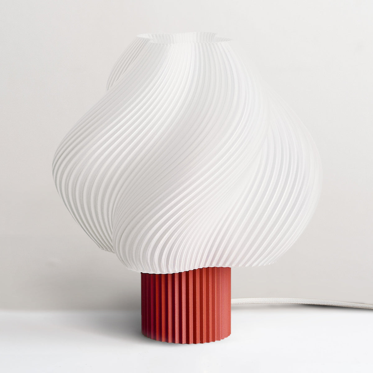 Crème Atelier soft serve lamp, Large, Rhubarb