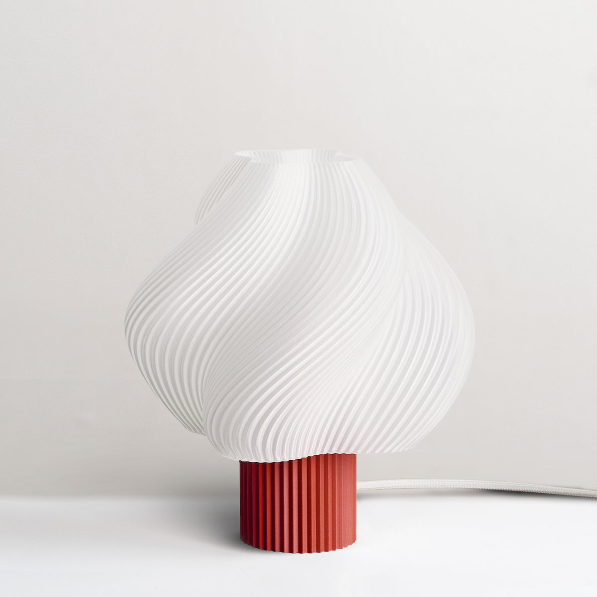 Crème Atelier soft serve lamp, Medium, Rhubarb