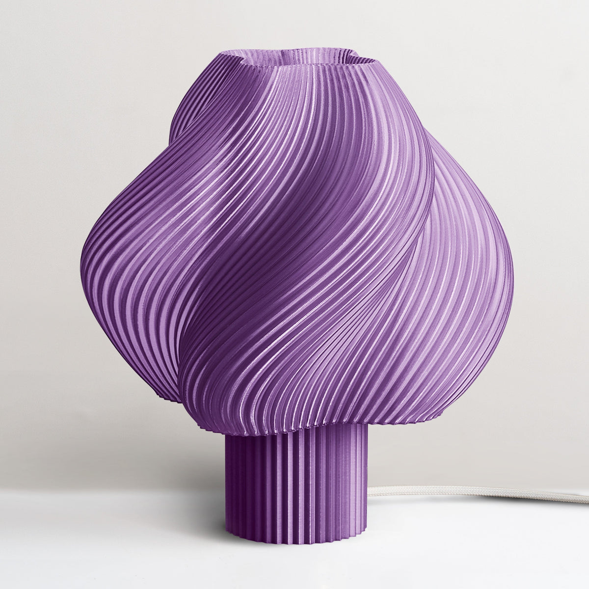 Crème Atelier soft serve lamp, Large, Lavender