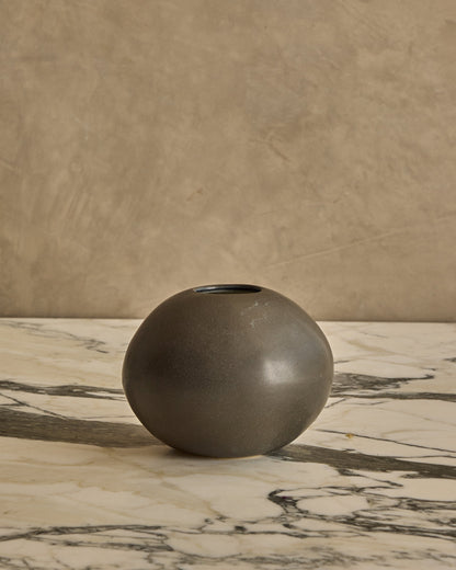 River Rock Vessel Collection - Almost Black