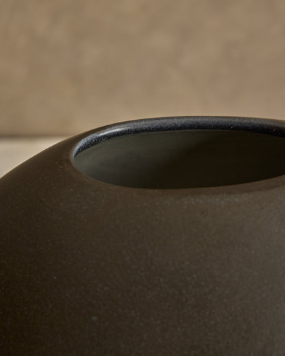 River Rock Vessel Collection - Almost Black