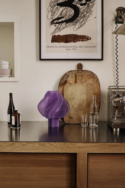 Crème Atelier soft serve lamp, Large, Lavender