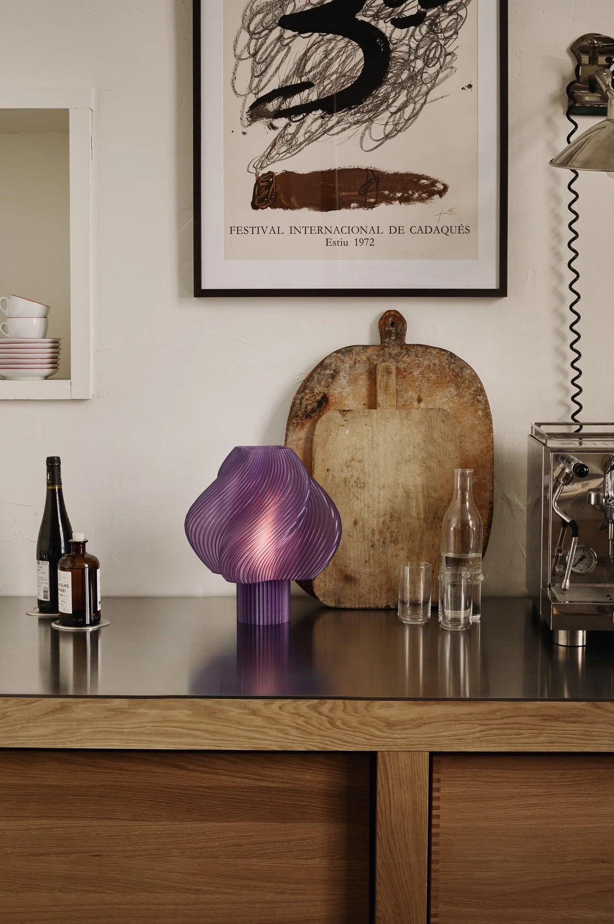 Crème Atelier soft serve lamp, Large, Lavender