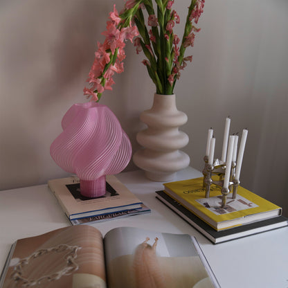 Crème Atelier soft serve lamp, Medium, Rose Sorbet -  1 in stock
