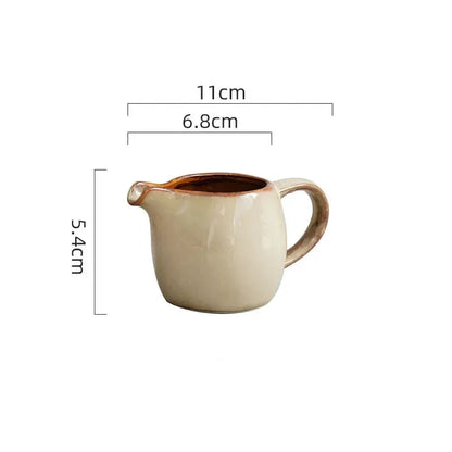 Ceramic Creamer Pitcher Set for Calm Luxury Dining