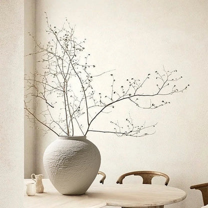Minimalist Ceramic Vase Set for a Calmer Home | Natural texture