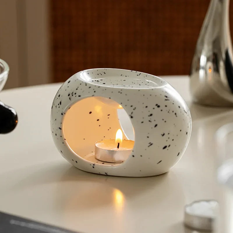 Ceramic Candle Holder Set — Minimalist Home Decor