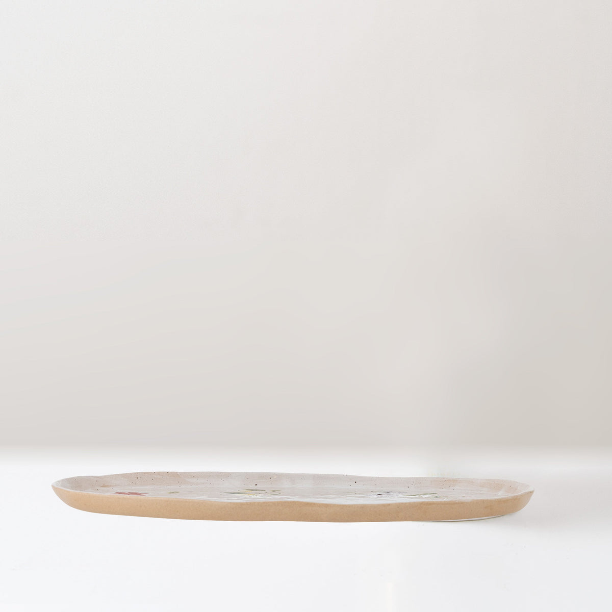 Camilla handcrafted glazed stoneware serving plate