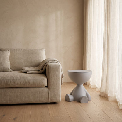 Bowl-Top Storage End Table