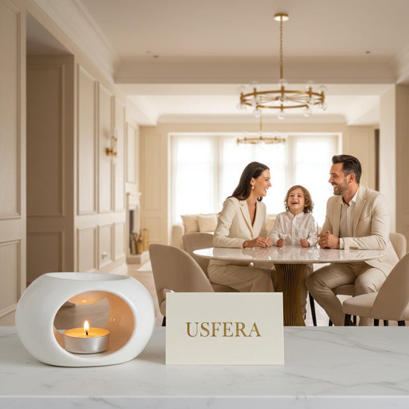 Ceramic Candle Holder Set — Minimalist Home Decor
